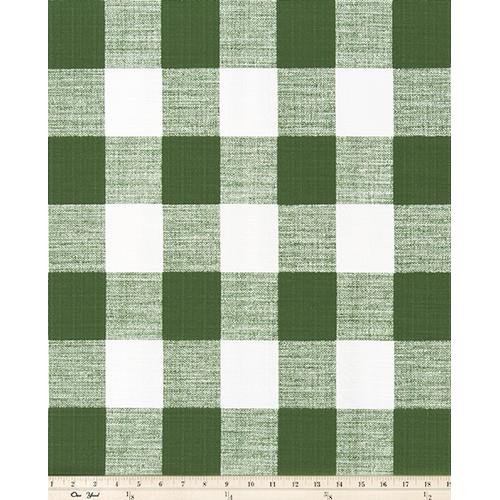 Premier Prints OANDERHELP Outdoor Anderson Luxe Polyester Fabric in Herb