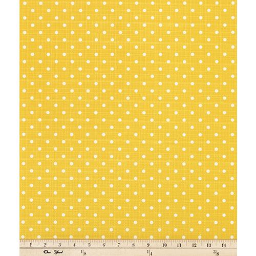 Premier Prints OMINIDOTPILP Outdoor Mini Dot Luxe Polyester Fabric in Pineapple
