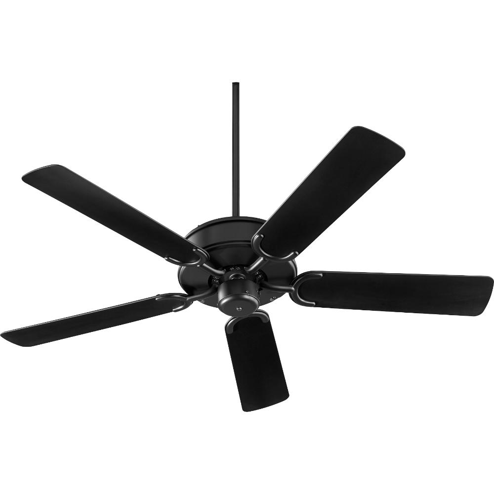 Quorum International 146525-69 All-weather Allure Traditional Patio Fan in Textured Black