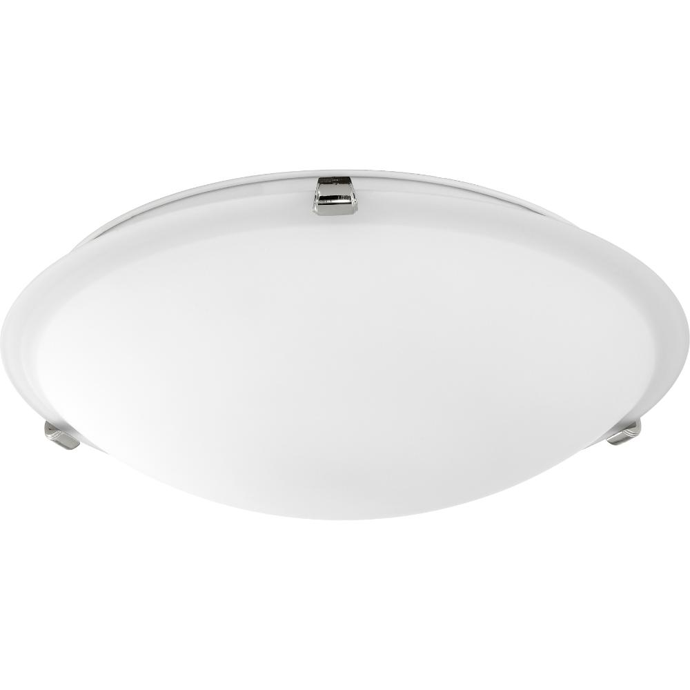 Quorum International 3000-16162 Transitional Ceiling Mount in Polished Nickel w/ Satin Opal