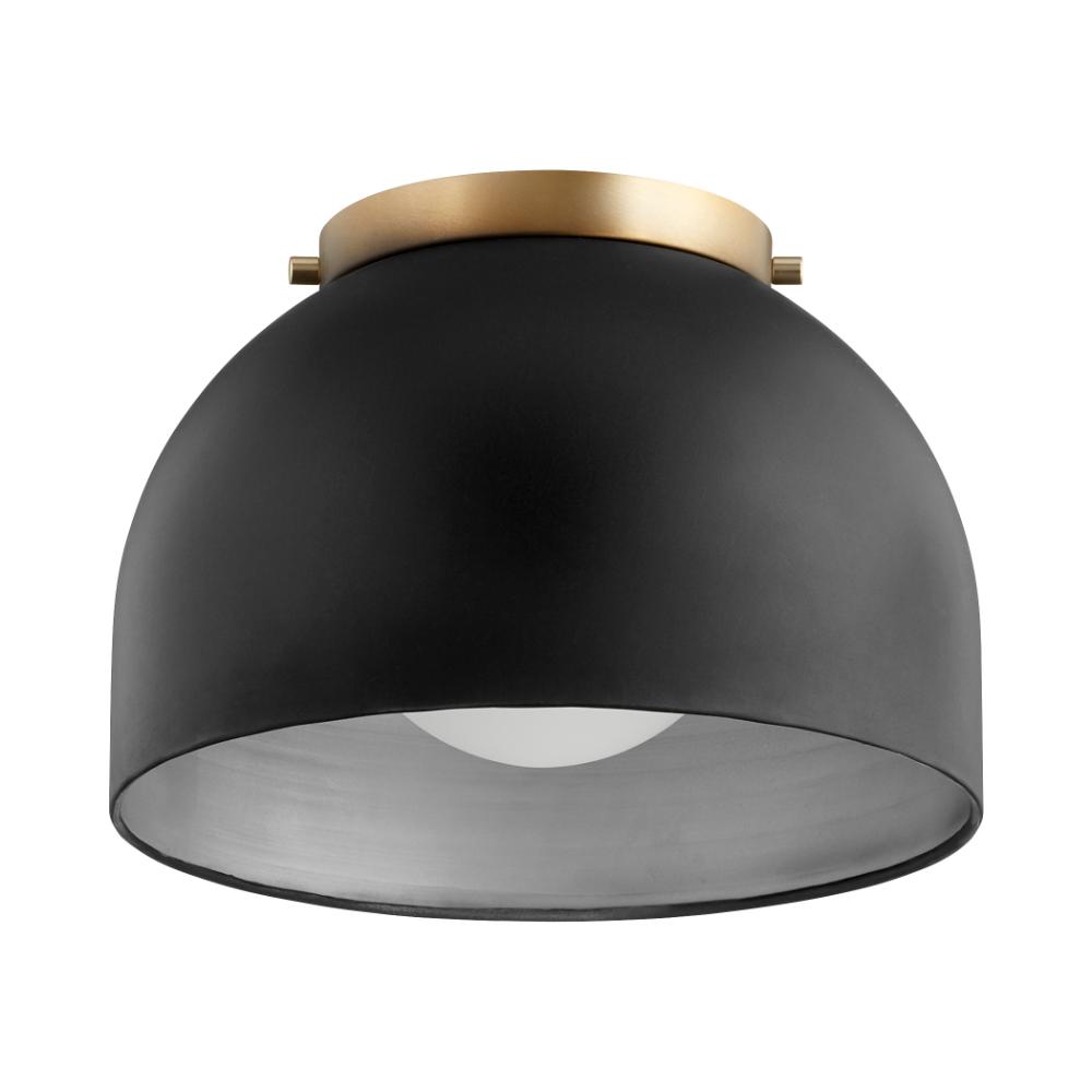 Quorum International 3004-11-69 Dome Transitional Ceiling Mount in Textured Black