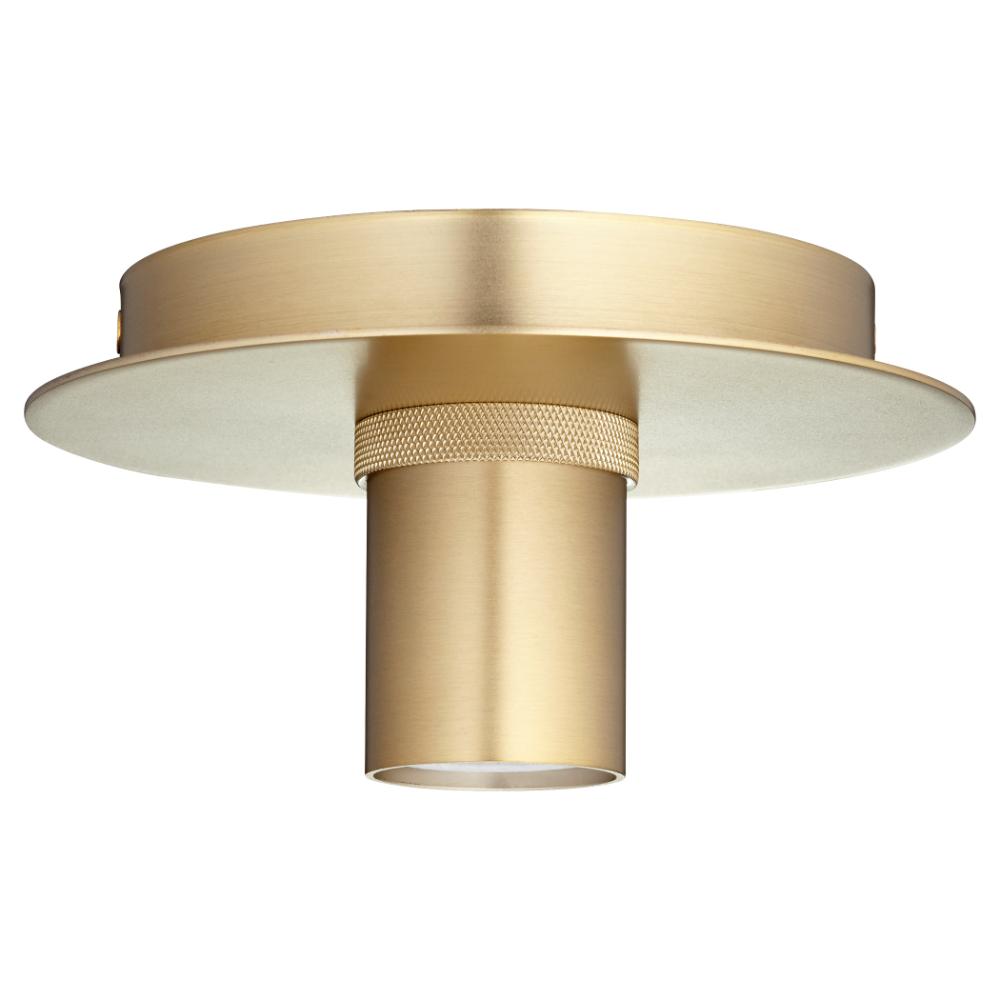 Quorum International 322-80 Transitional Ceiling Mount in Aged Brass