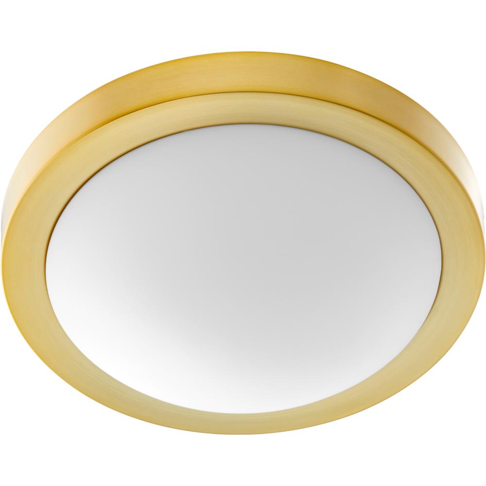 Quorum International 3505-13-80 Transitional Ceiling Mount in Aged Brass