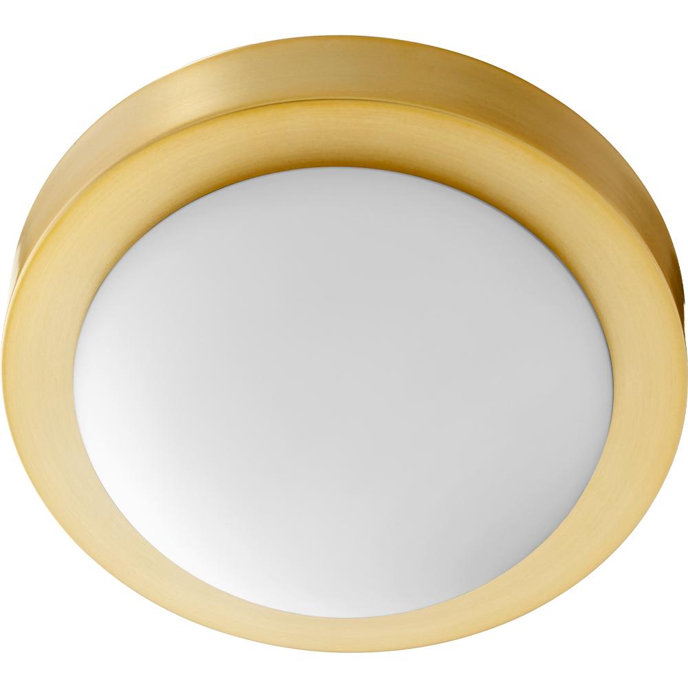 Quorum International 3505-9-80 Transitional Ceiling Mount in Aged Brass