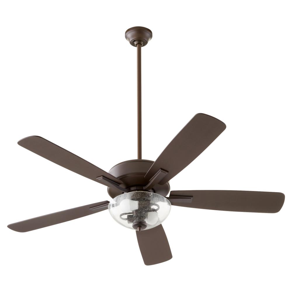 Quorum International 4525-2286 Ovation Transitional Ceiling Fan in Oiled Bronze