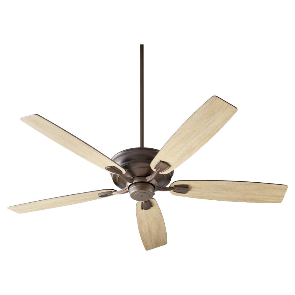 Quorum International 50605-86 Gamble Traditional Ceiling Fan in Oiled Bronze