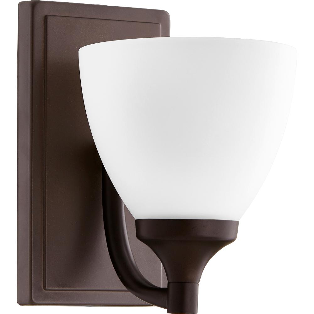 Quorum International 5459-1-86 Enclave Transitional Wall Mount in Oiled Bronze