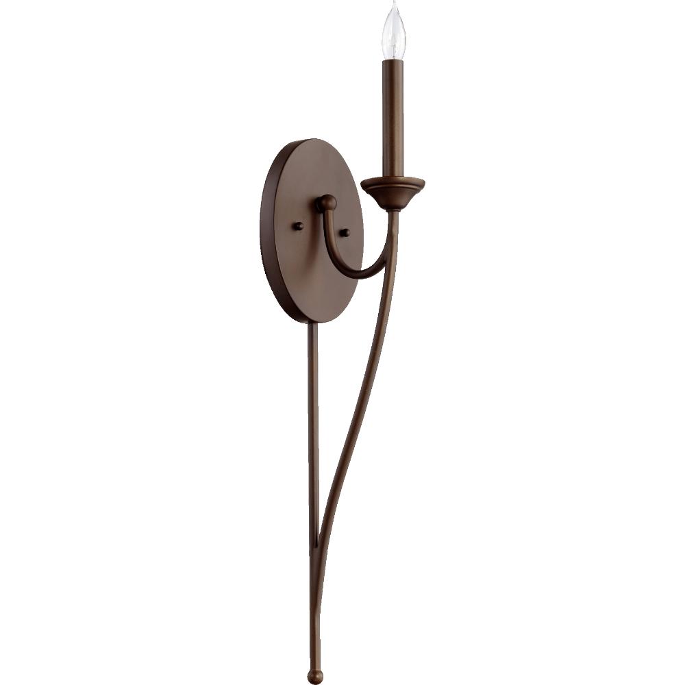 Quorum International 5650-1-86 Brooks Transitional Wall Mount in Oiled Bronze