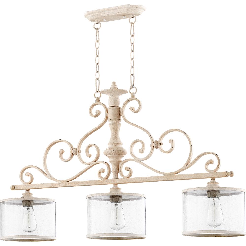 Quorum International 6573-3-70 San Miguel Traditional Island Light in Persian White