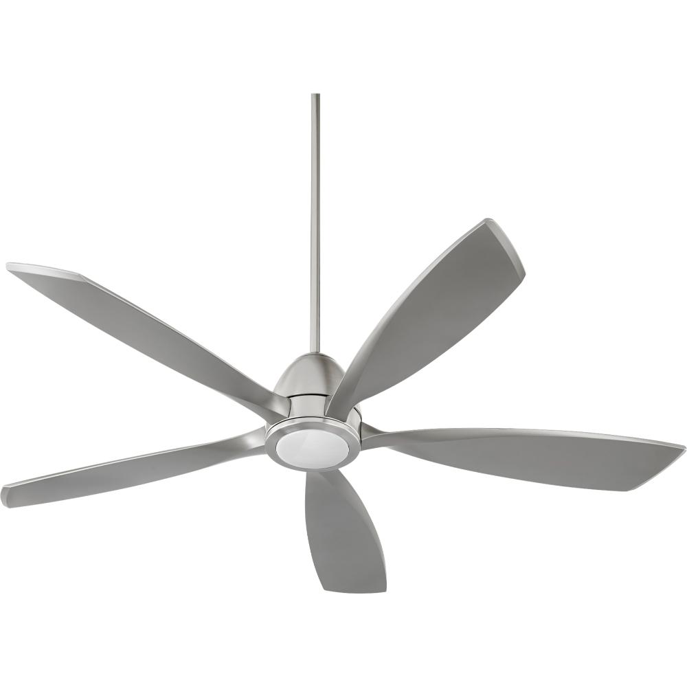 Quorum International 66565-65 Holt Modern and Contemporary Ceiling Fan in Satin Nickel
