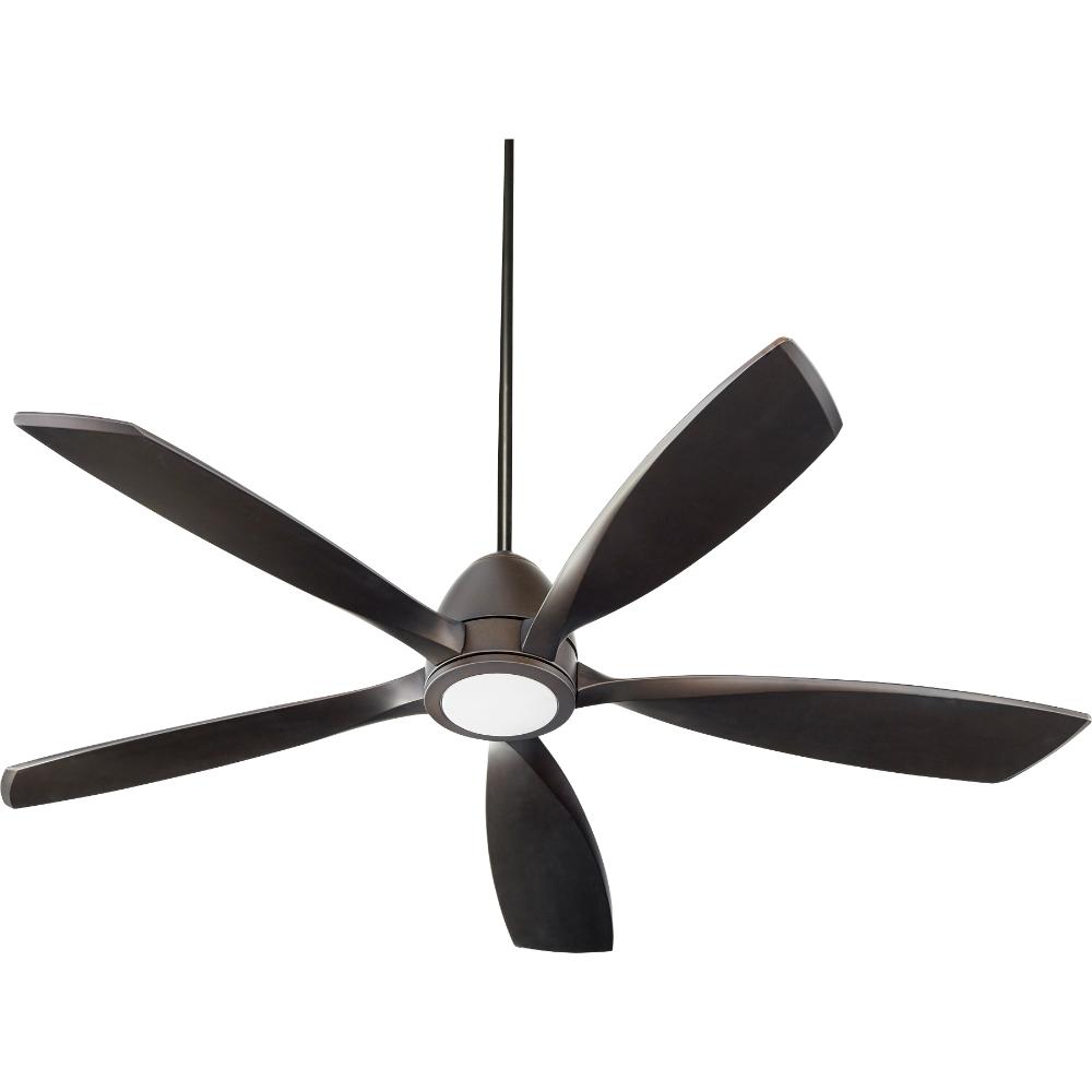 Quorum International 66565-86 Holt Modern and Contemporary Ceiling Fan in Oiled Bronze
