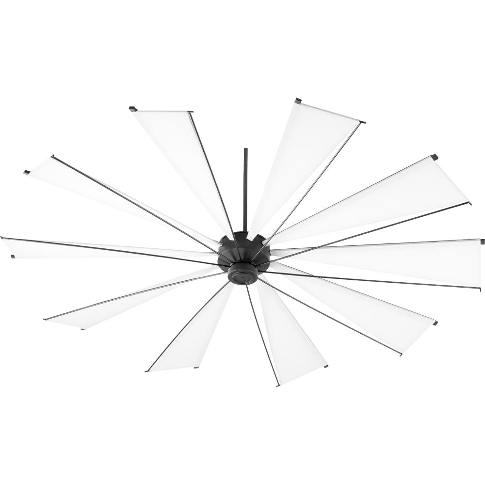 Quorum International 69210-69 Mykonos Transitional Ceiling Fan in Textured Black