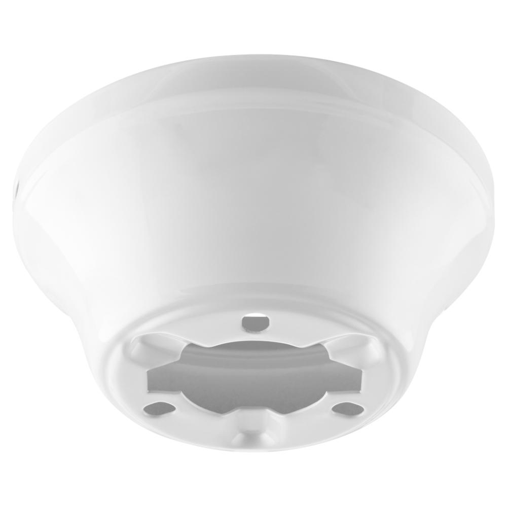Quorum International 7-1600-6 Hugger Traditional Fan Ceiling Adapter in White