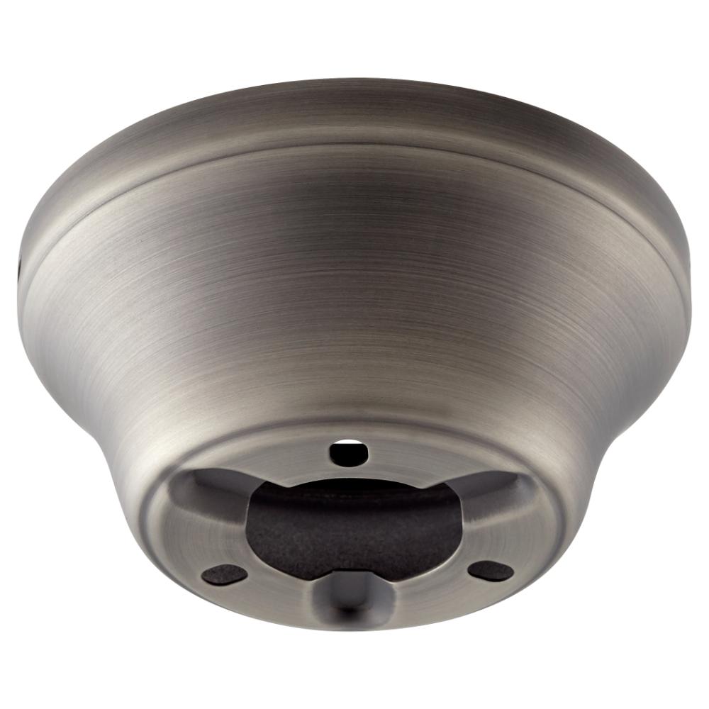 Quorum International 7-1600-92 Hugger Traditional Fan Ceiling Adapter in Antique Silver