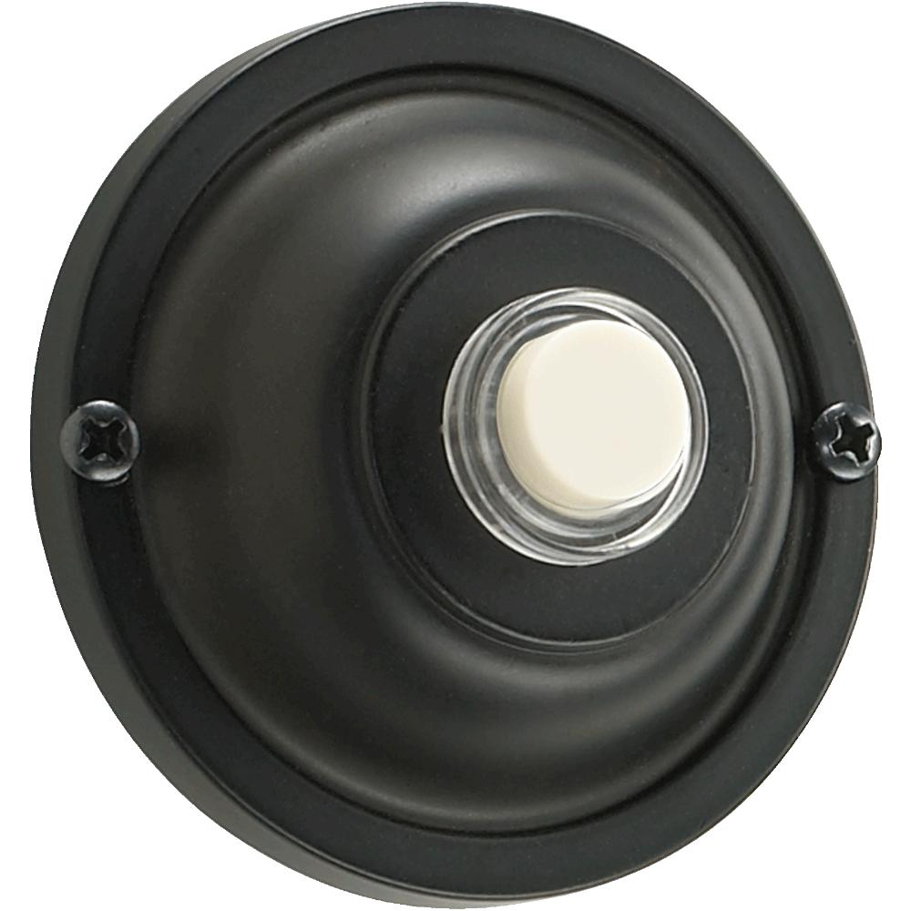 Quorum International 7-304-95 Traditional / Classic Basic Lighted Round Surface Mount Button in Old World