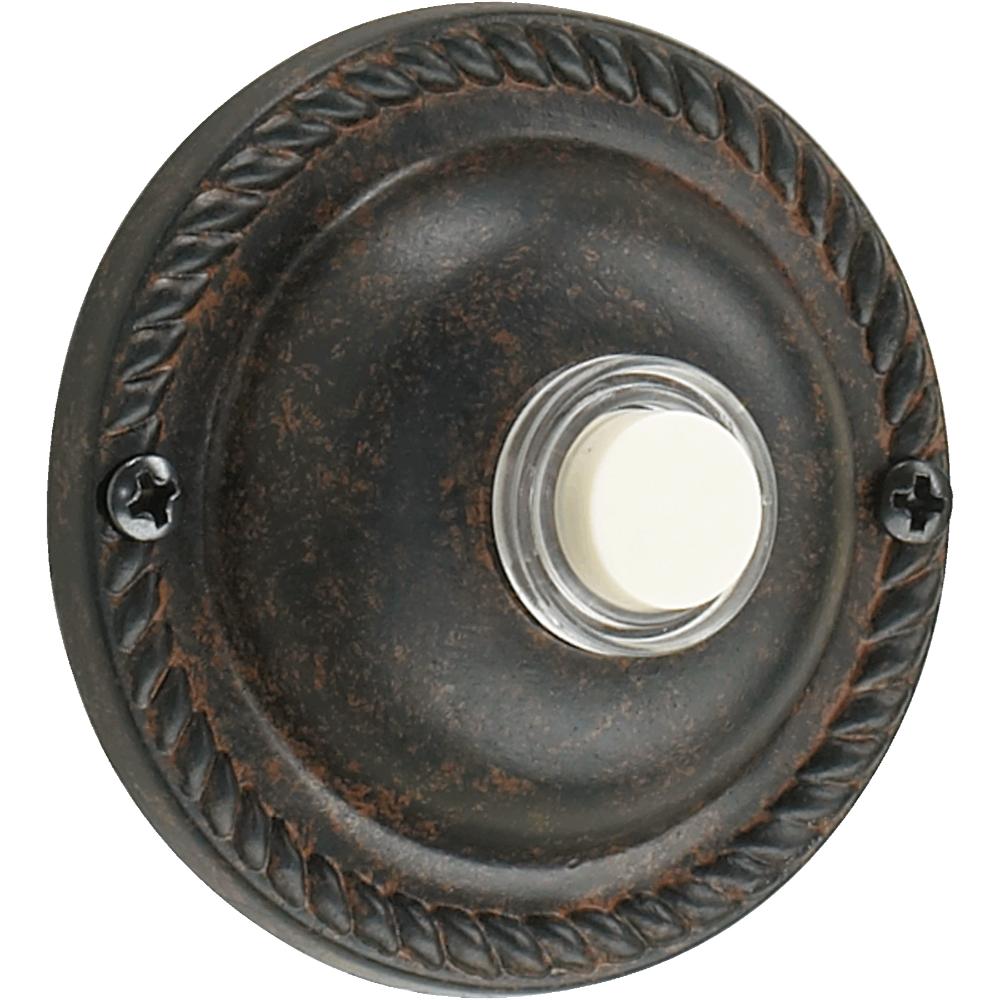 Quorum International 7-305-44 Traditional / Classic Lighted Round Surface Mount Button in Toasted Sienna