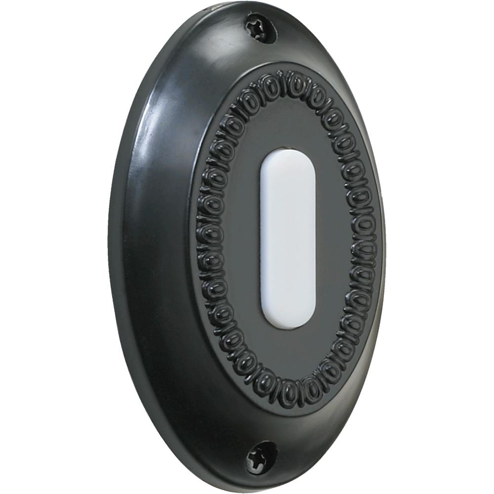 Quorum International 7-307-95 Traditional / Classic Basic Lighted Oval Surface Mount Button in Old World