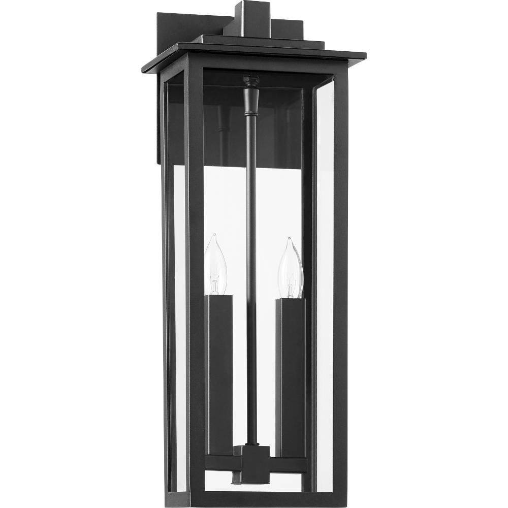 Quorum International 7027-2-69 Westerly Transitional Wall Mount in Textured Black