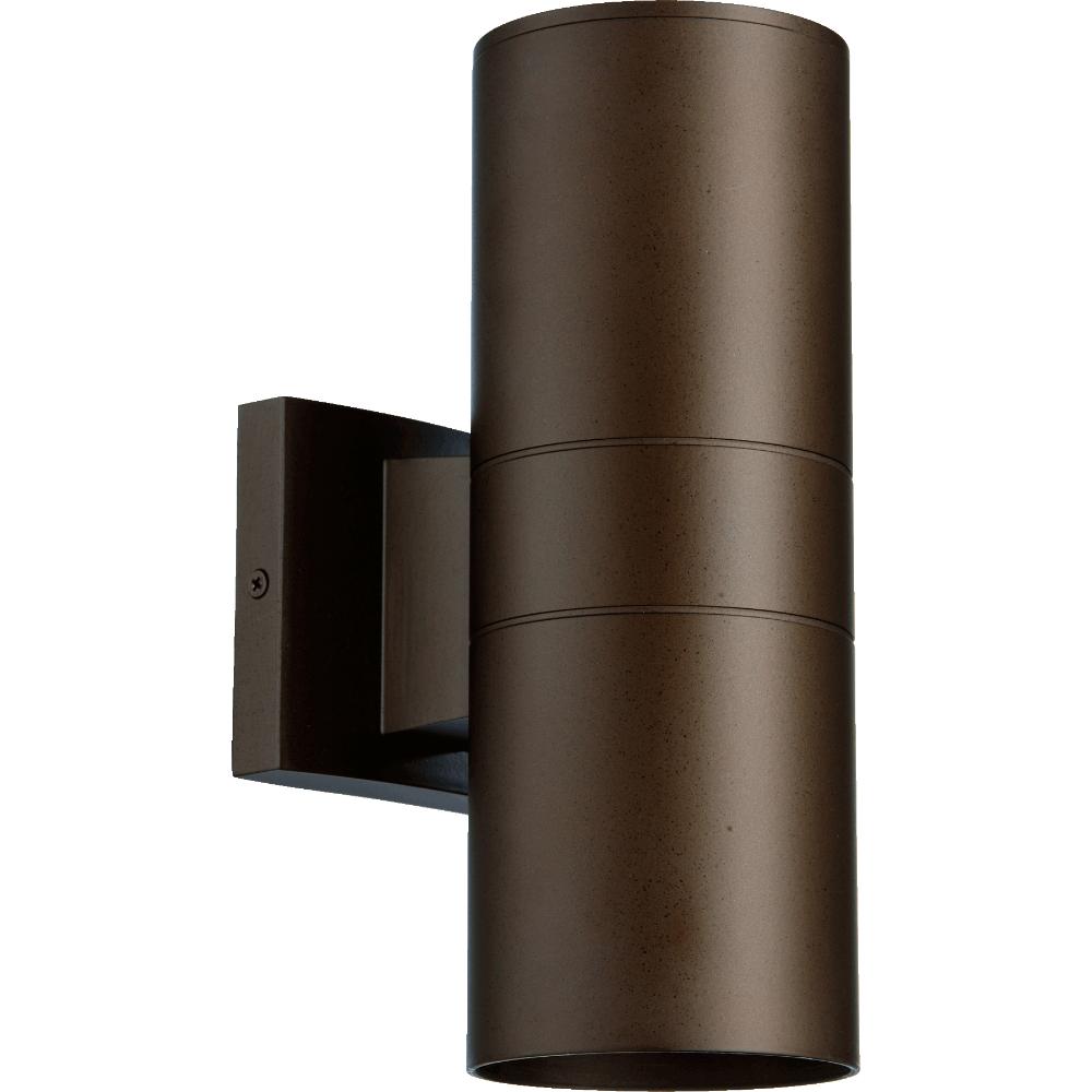 Quorum International 720-2-86 Cylinder Modern and Contemporary Wall Mount in Oiled Bronze