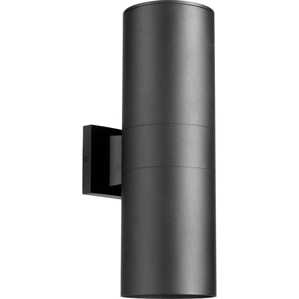 Quorum International 721-2-69 Cylinder Modern and Contemporary Wall Mount in Textured Black