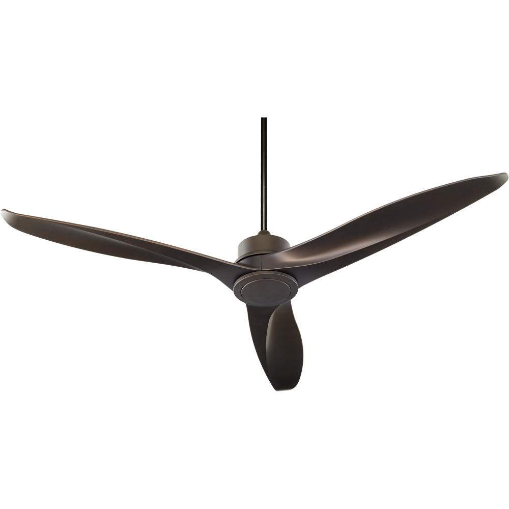 Quorum International 74603-86 Kress Modern and Contemporary Ceiling Fan in Oiled Bronze