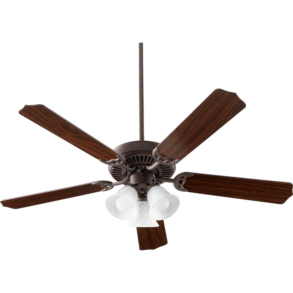Quorum International 7525-3144 Capri X Traditional Ceiling Fan in Toasted Sienna