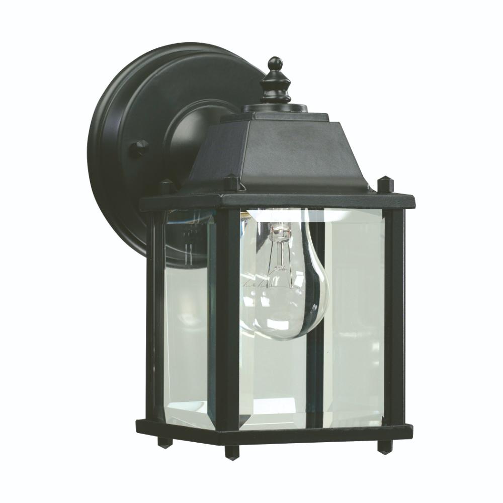 Quorum International 780-15 Cast Outdoor Traditional / Classic 1 Light Outdoor Wall Sconce in Gloss Black