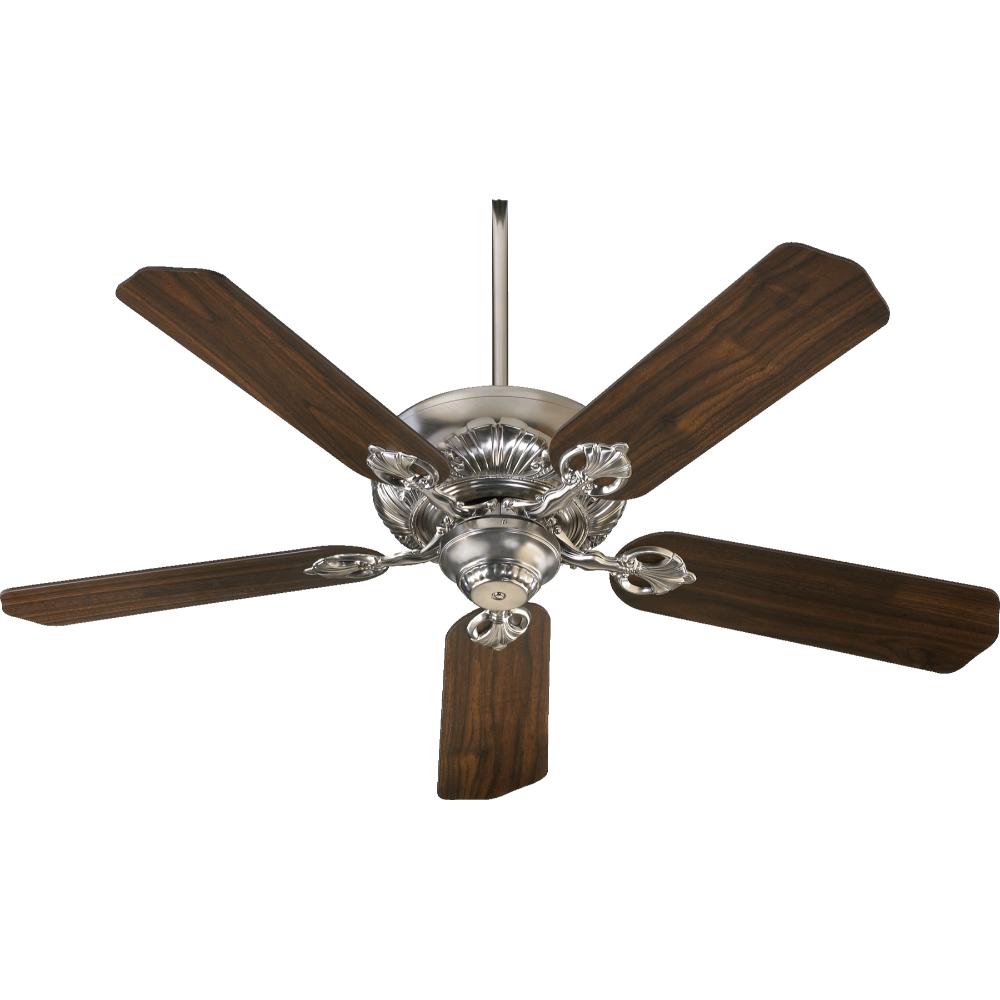 Quorum International 78525-65 Chateaux Transitional Ceiling Fan in Satin Nickel