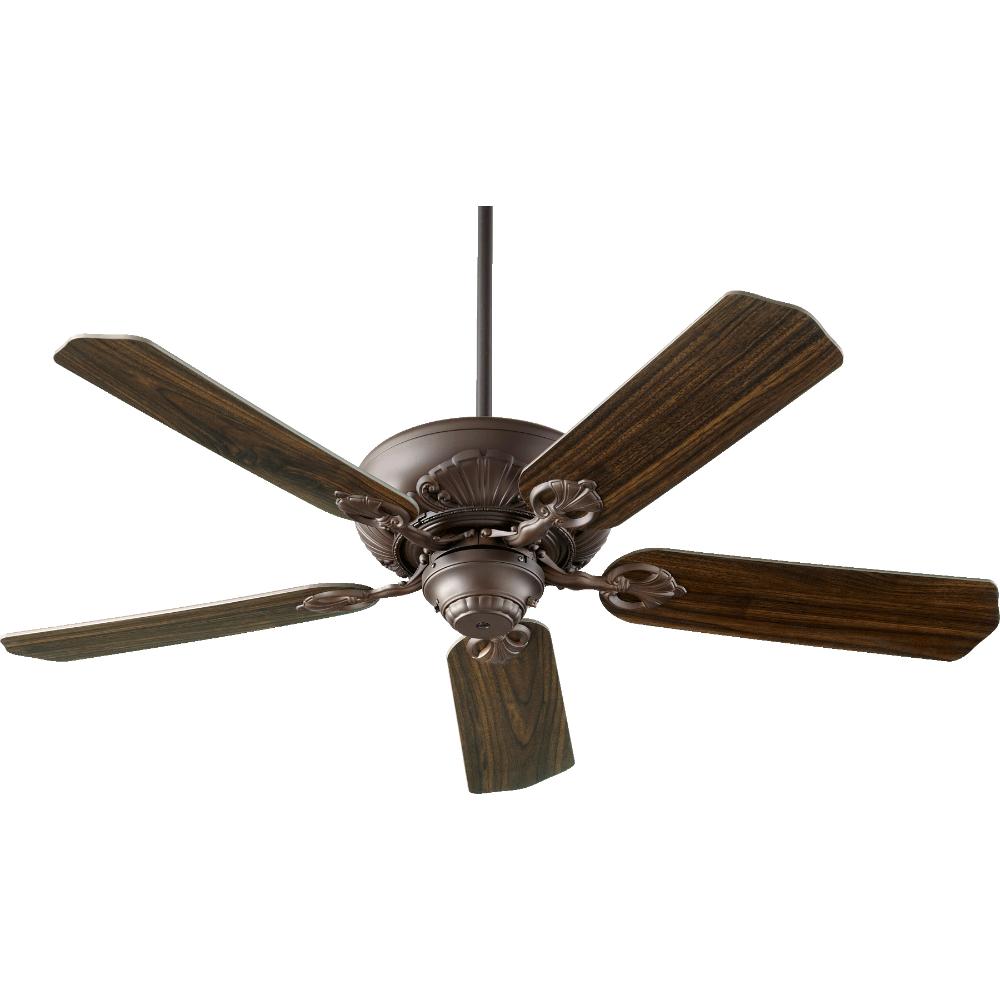 Quorum International 78525-86 Chateaux Transitional Ceiling Fan in Oiled Bronze