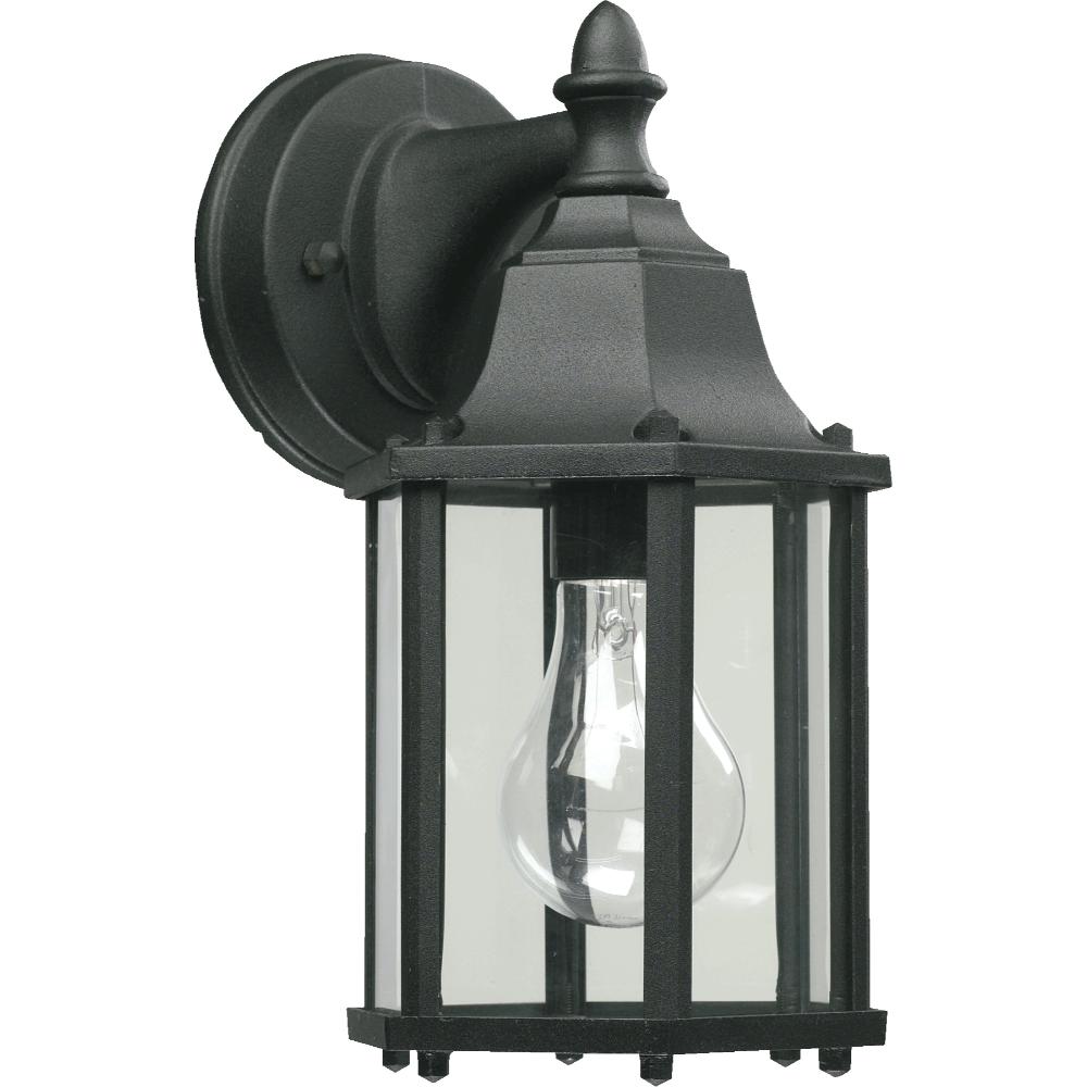 Quorum International 786-15 Cast Outdoor Traditional / Classic 1 Light Outdoor Wall Sconce in Black