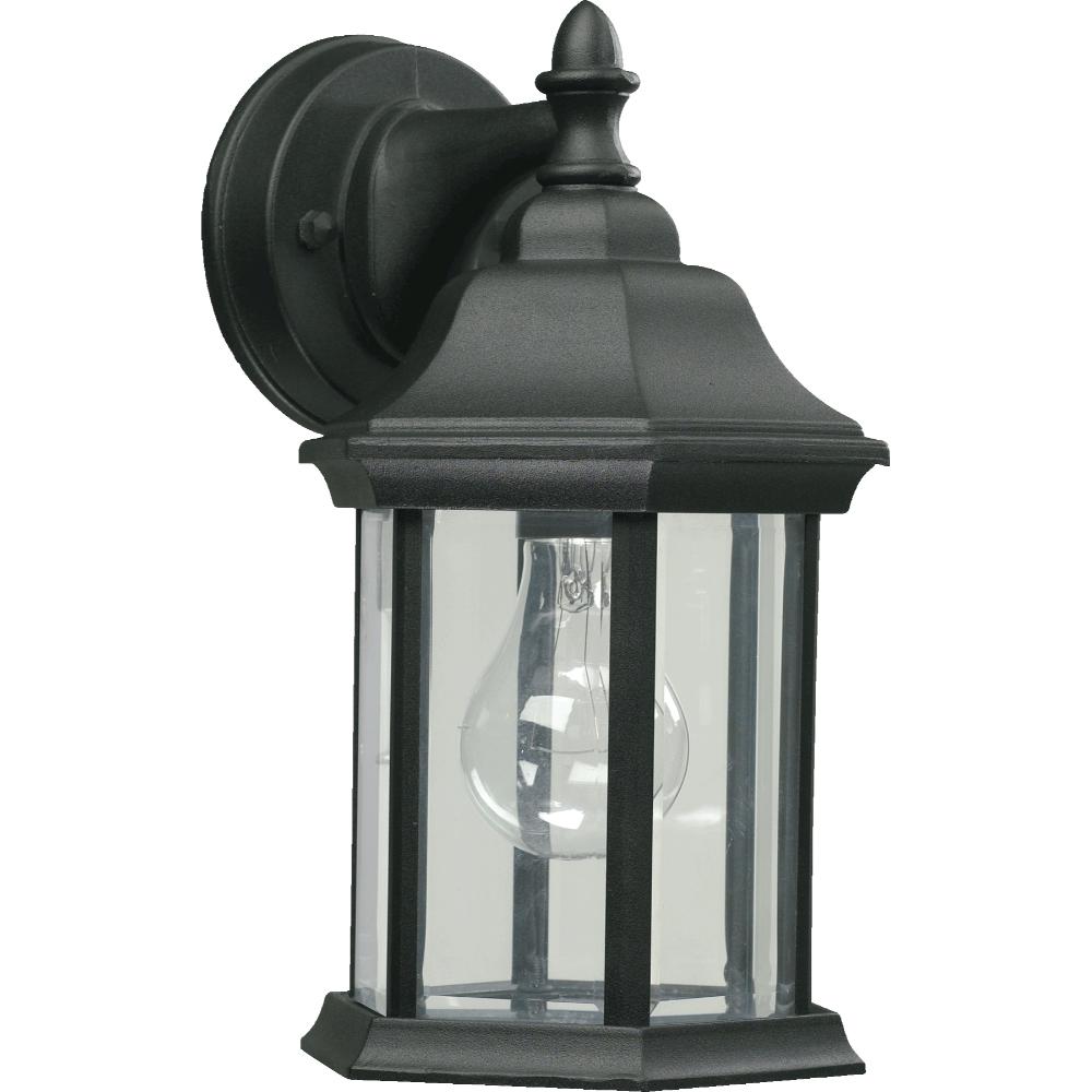 Quorum International 787-15 Cast Outdoor Traditional / Classic 1 Light Outdoor Wall Sconce in Black