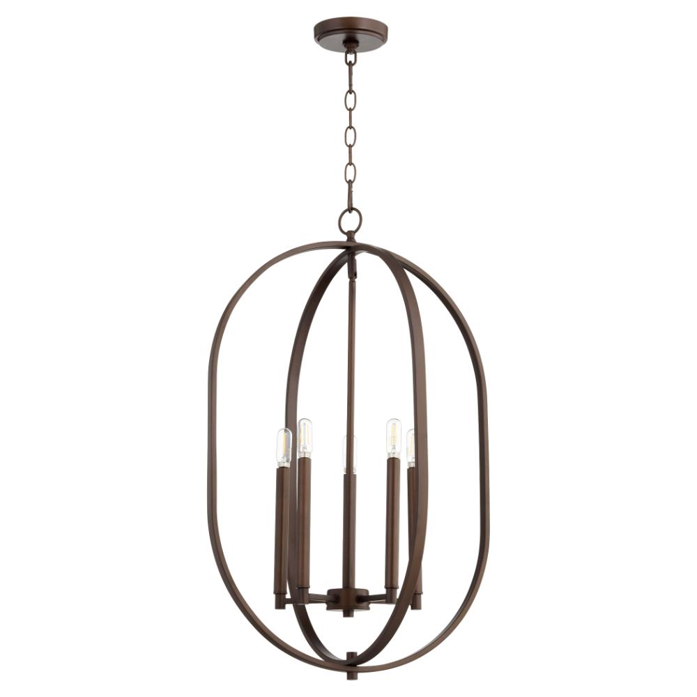 Quorum International 8044-4-86 Collins Transitional Entry in Oiled Bronze