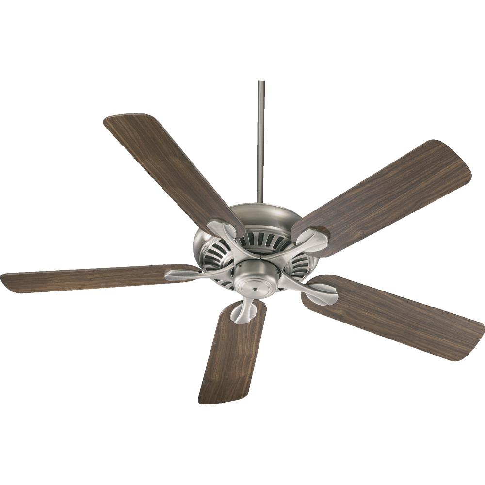 Quorum International 91525-92 Pinnacle 5 Blade 52" 3 Speed Ceiling Fan – Blades Included in Antique Silver