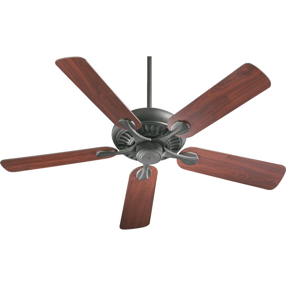 Quorum International 91525-95 Pinnacle Transitional Ceiling Fan in Old World