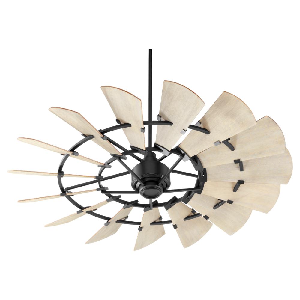 Quorum International 96015-69 Windmill Modern Farmhouse Ceiling Fan in Textured Black