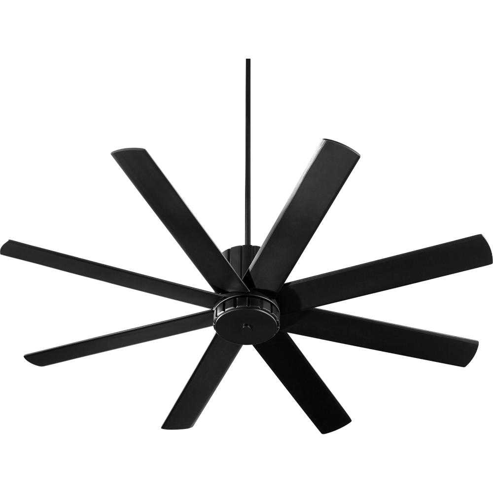 Quorum International 96608-69 Proxima Soft Contemporary Ceiling Fan in Textured Black