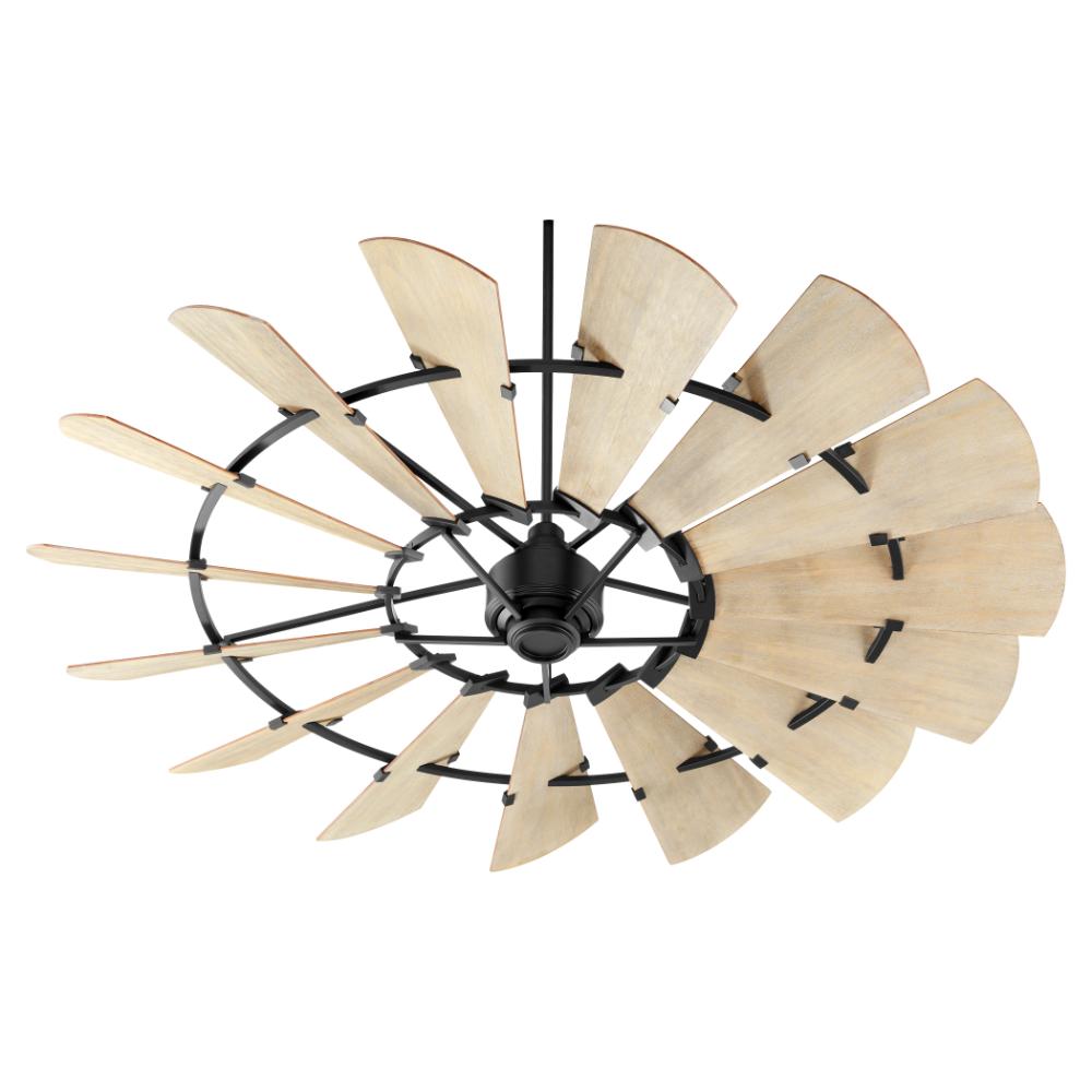 Quorum International 97215-69 Windmill Modern Farmhouse Ceiling Fan in Textured Black