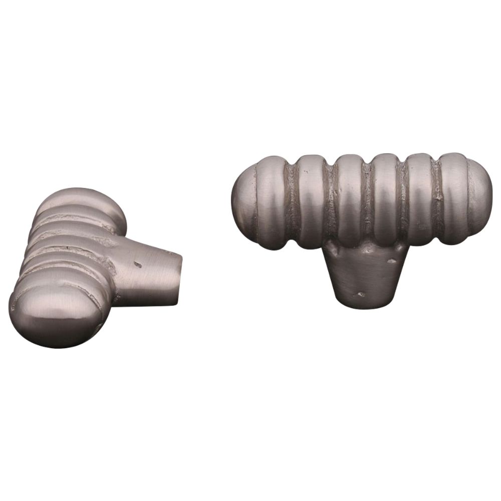 RK International CK 713 P Lined with Petals Distressed Cabinet Knob in Satin Nickel