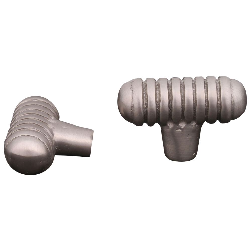 RK International CK 714 P Lined with Petals Distressed Cabinet Knob in Satin Nickel