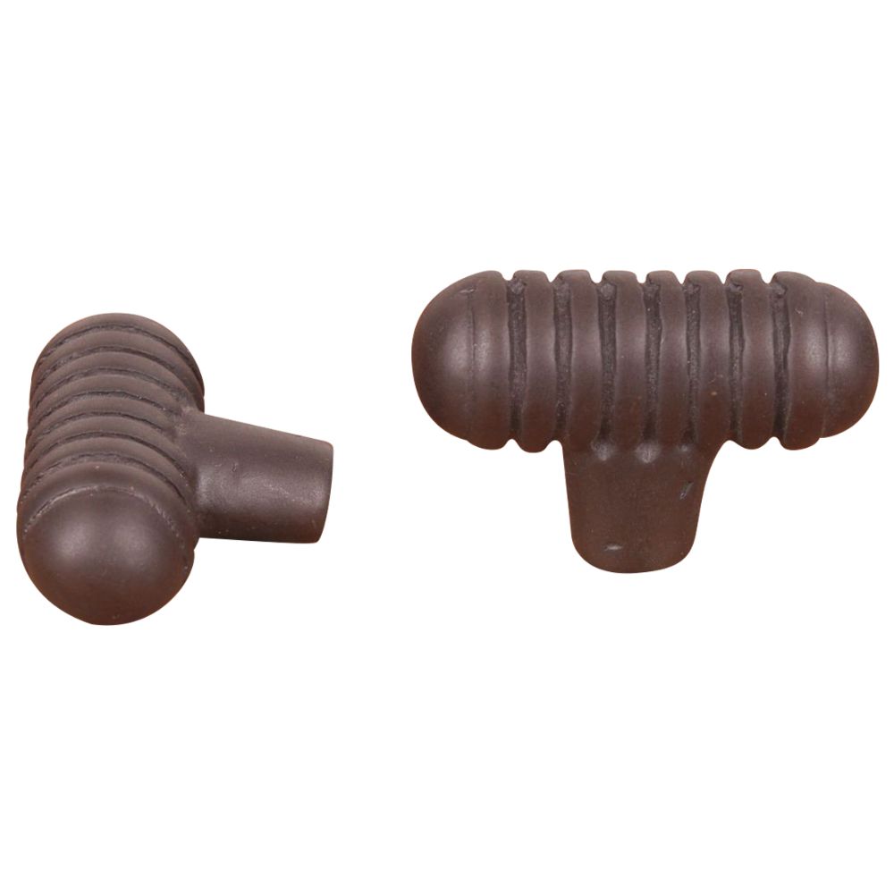 RK International CK 714 RB Small Petals at Edge Distressed Cabinet Knob in Oil Rubbed Bronze