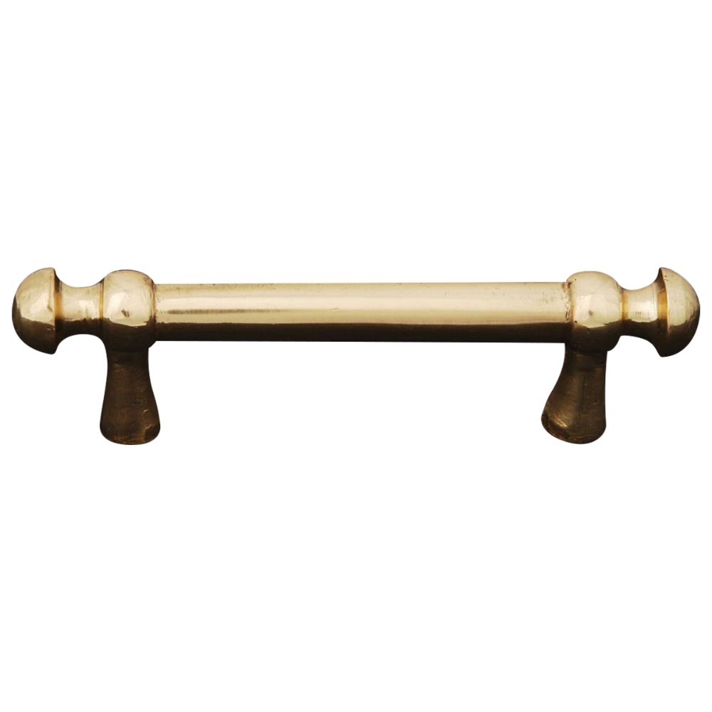 RK International CP 20 Contemporary Distressed Cabinet Pull in Polished Brass