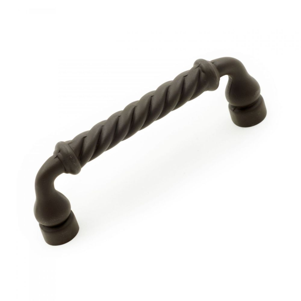 RK International CP 800 RB Distressed Rustic Twist Cabinet Pull in Oil Rubbed Bronze