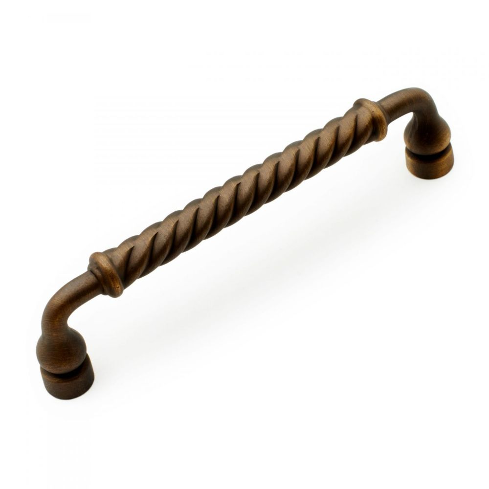RK International CP 801 AE Distressed Twist Cabinet Pull in Antique English