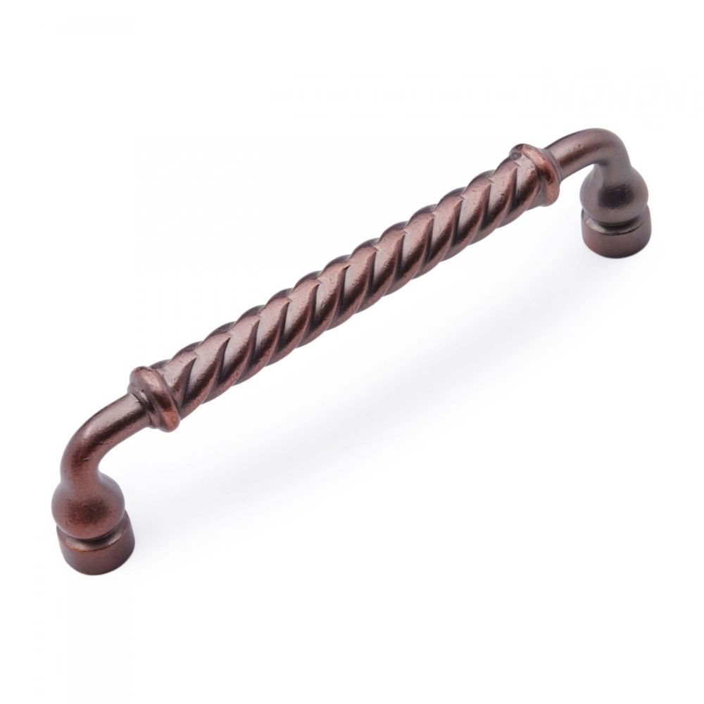 RK International CP 801 DC Distressed Twist Cabinet Pull in Distressed Copper