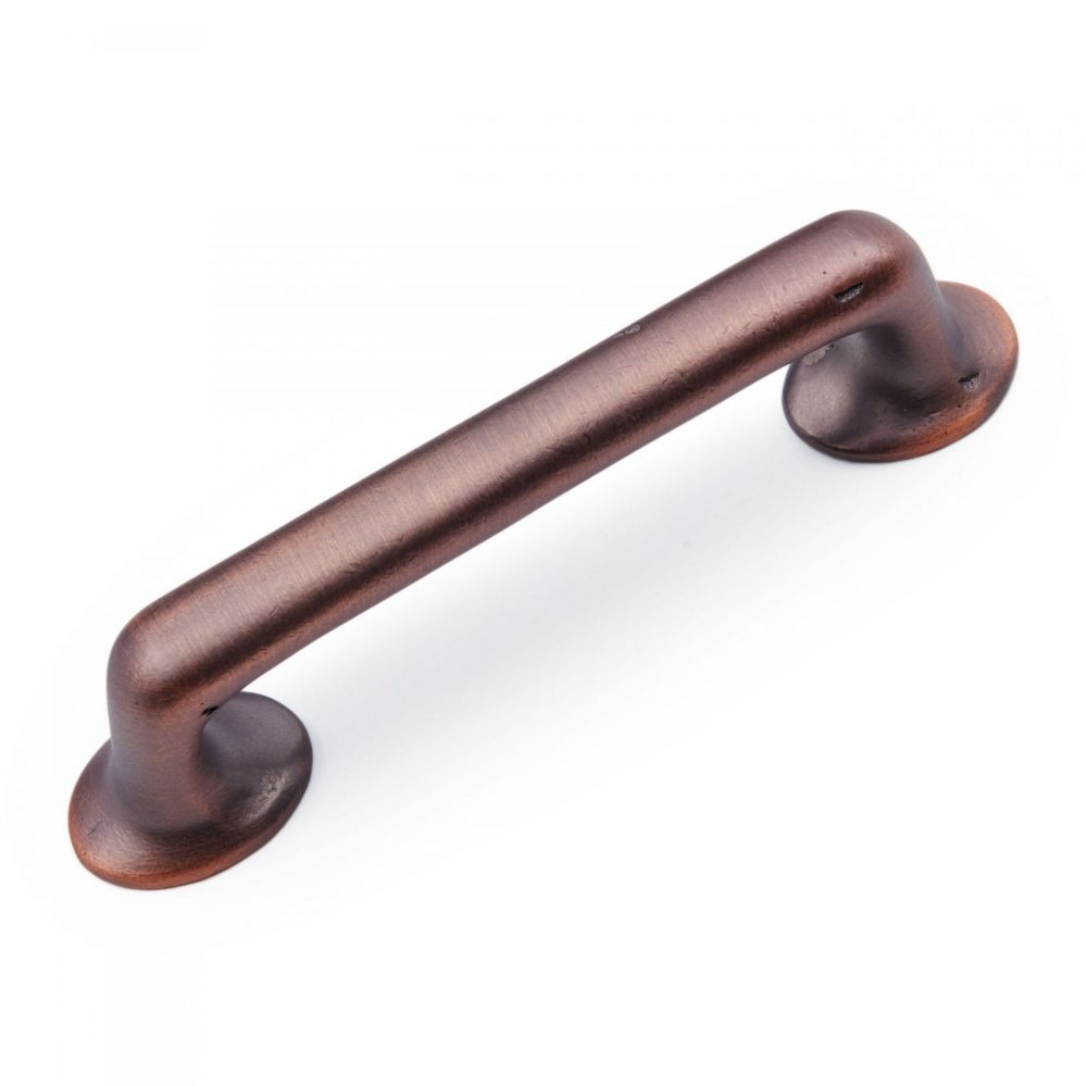 RK International CP 809 DC Decorative Ends Distressed Rustic Cabinet Pull in Distressed Copper