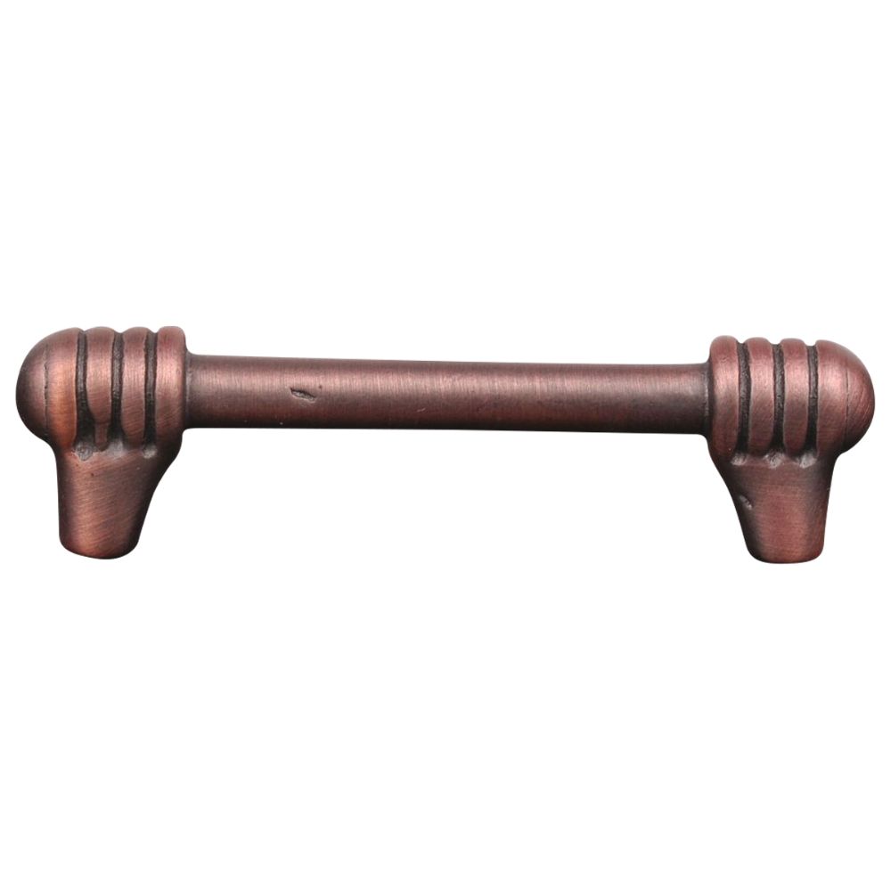 RK International CP 814 DC Gibraltar Distressed Cabinet Pull in Distressed Copper