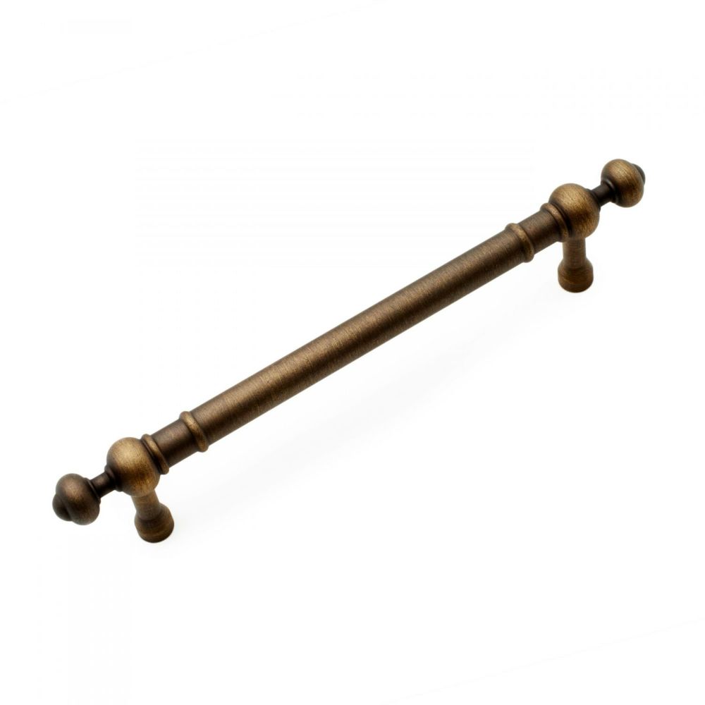 RK International CP 816 AE Florian Decorative Ends Cabinet Pull in Antique English