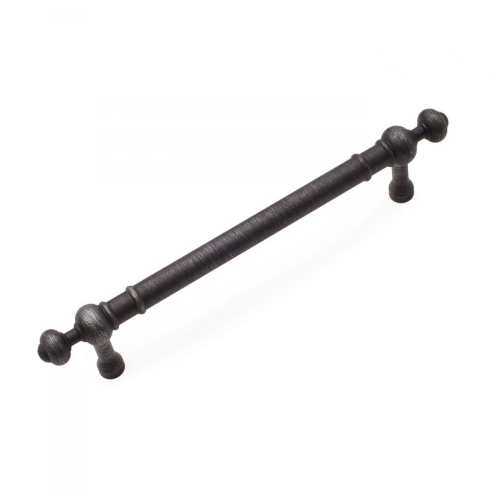 RK International CP 816 DN Florian Decorative Ends Cabinet Pull in Distressed Nickel