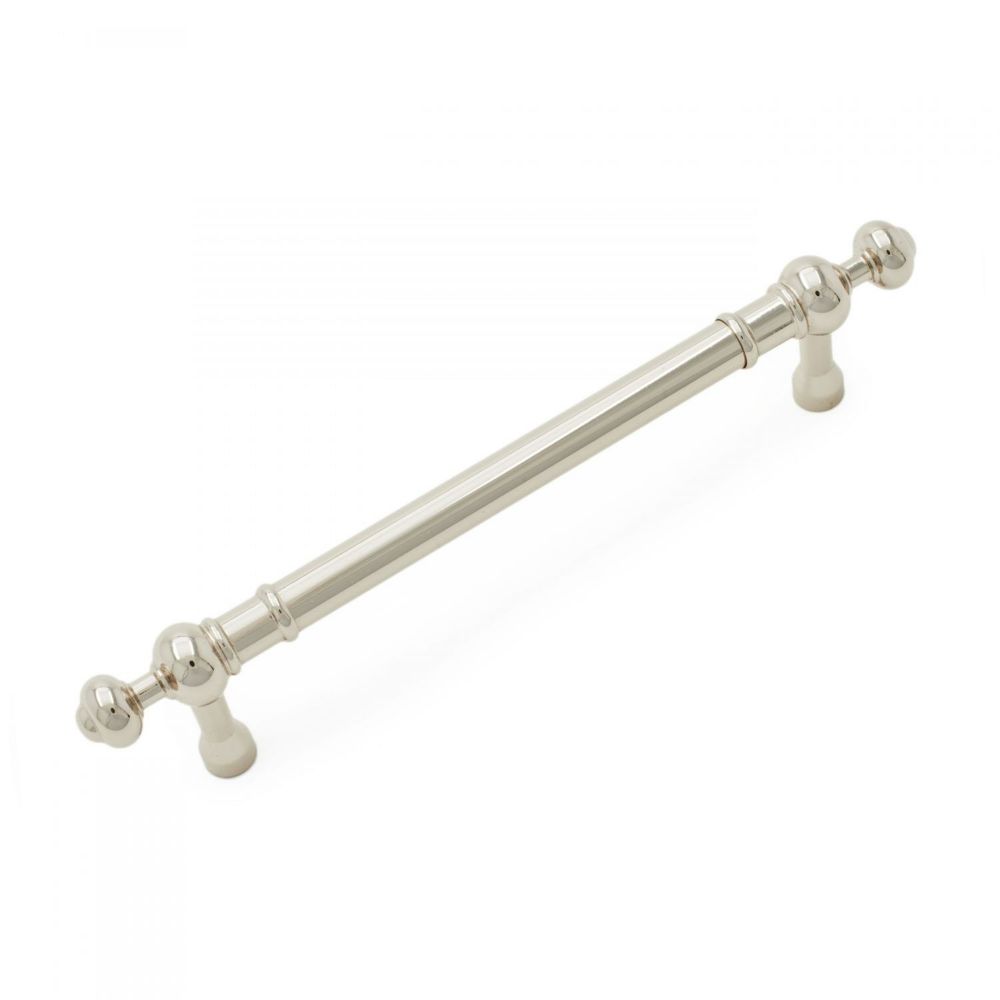 RK International CP 816 PN Florian Decorative Ends Cabinet Pull in Polished Nickel