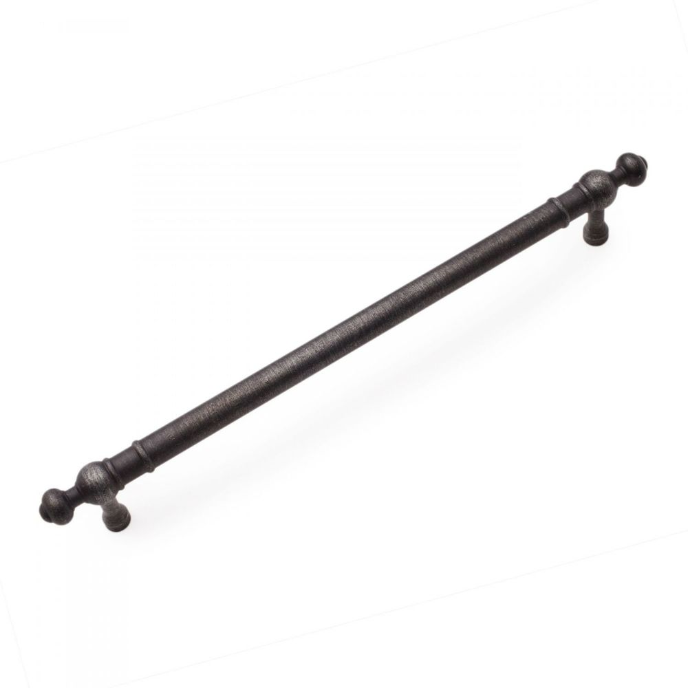 RK International CP 817 DN Florian Decorative Ends Cabinet Pull in Distressed Nickel